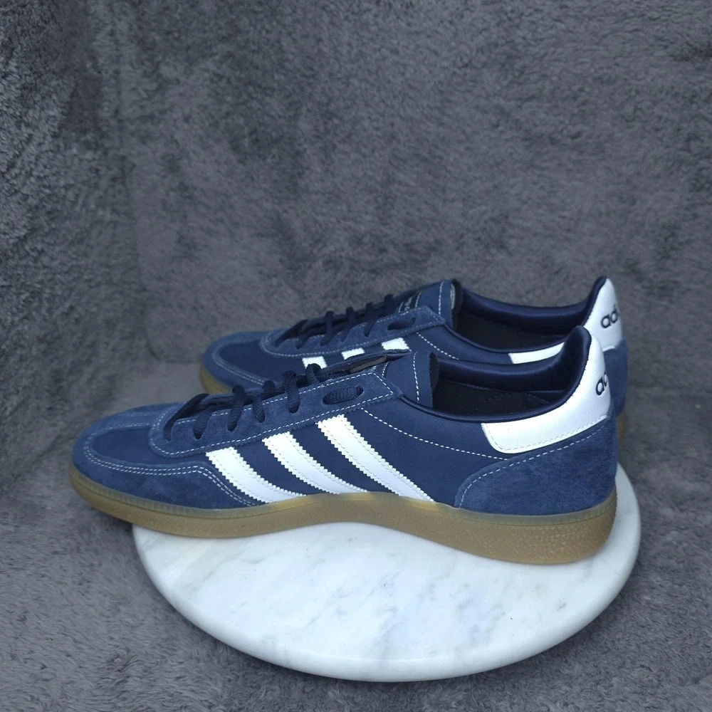 Adidas Sporty & Rich Shoes Mens Size 10.5 Blue White Suede Low Top Gum Sneakers